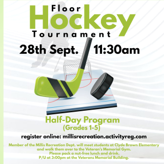 half day floor hockey